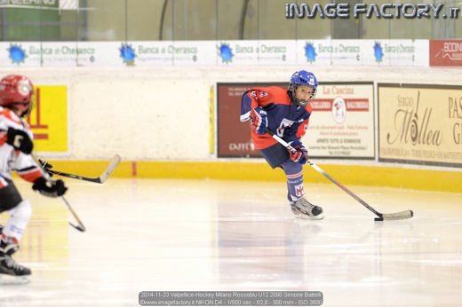 2014-11-23 Valpellice-Hockey Milano Rossoblu U12 2090 Simone Battelli